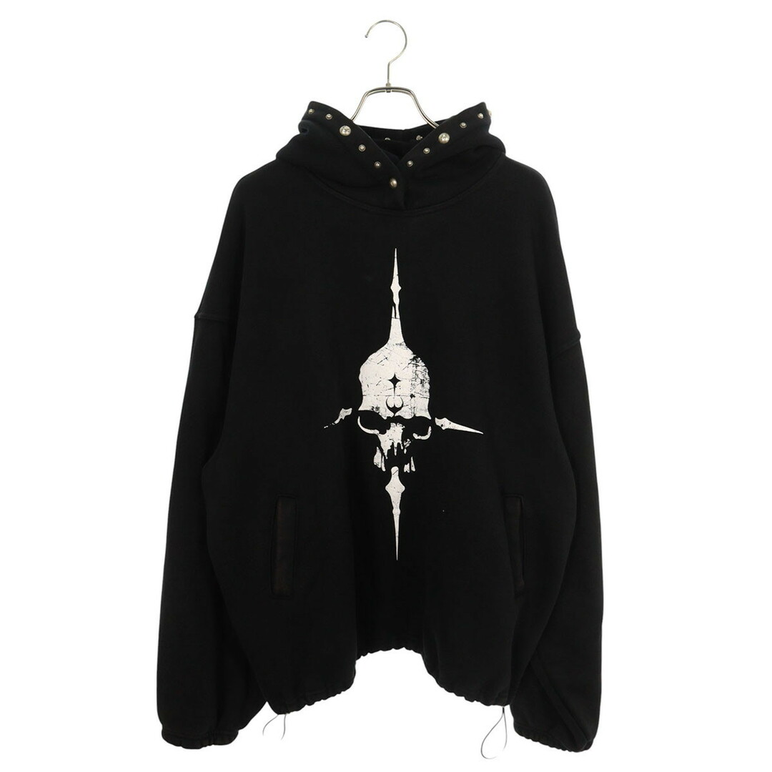 サグクラブ THUG CLUB TC24SS1201 スタッズ装飾 スカルプリント サグクラブ THUG CLUB TC24SS1201 スタッズ装飾 スカルプリント
