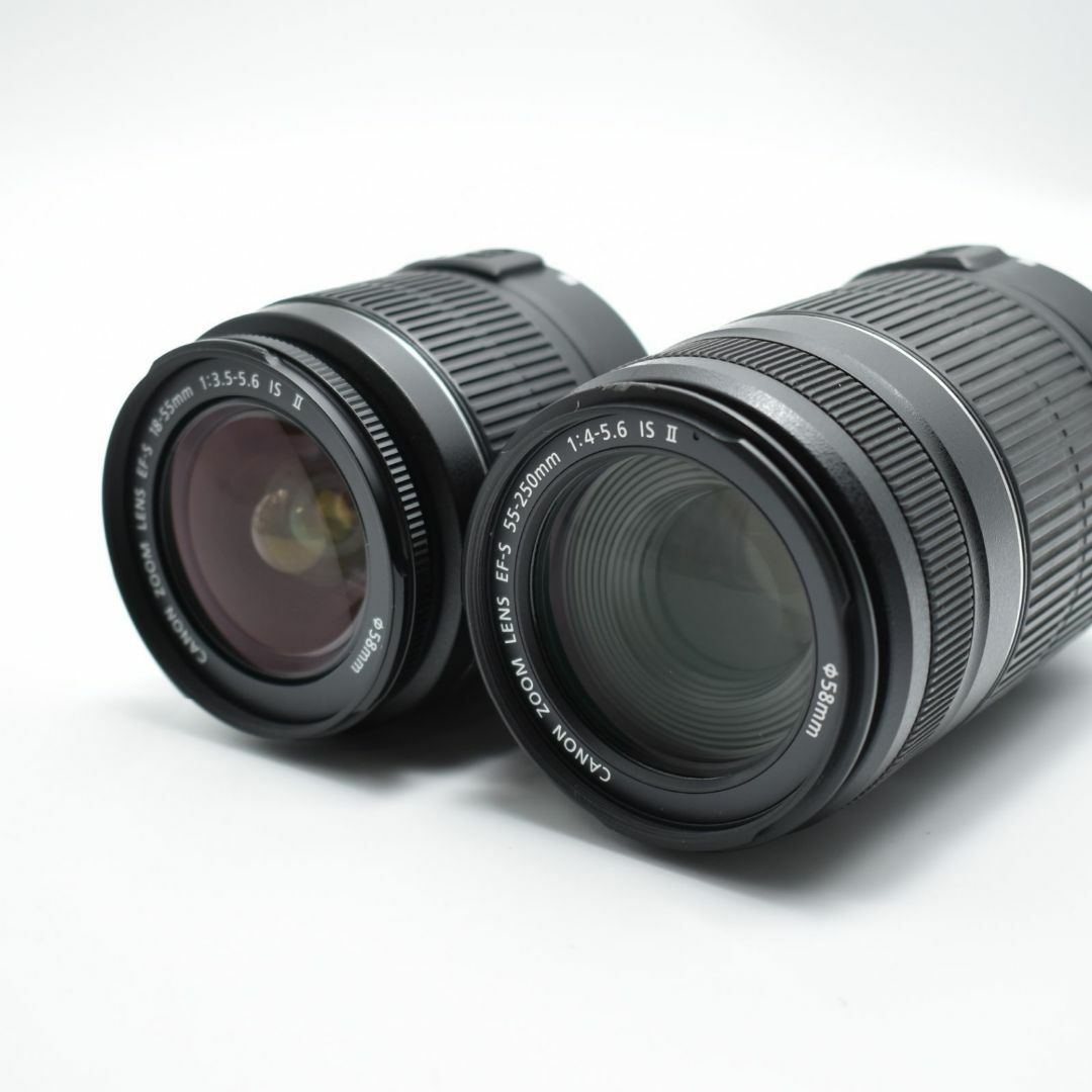 B#7809 Canon EOS Kiss X6i ダブルズームキットの通販 by Makana B#7809 Canon EOS Kiss X6i ダブルズームキットの通販 by Makana