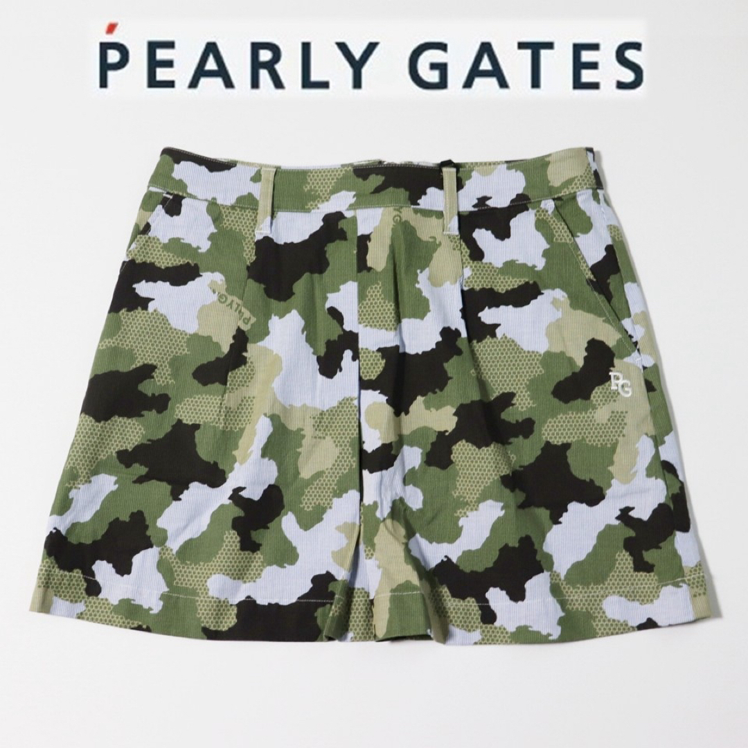 PEARLY GATES - 《パーリーゲイツ》新品 ストレッチ カモフラ柄 PEARLY GATES - 《パーリーゲイツ》新品 ストレッチ カモフラ柄