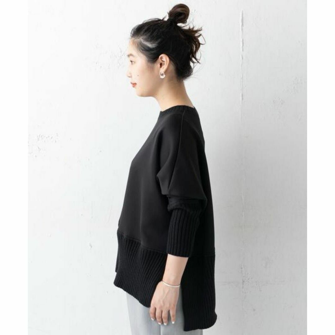 BEARDSLEY - BEARDSLEY ニットコンビダンボールカットソー BEARDSLEY - BEARDSLEY ニットコンビダンボールカットソー