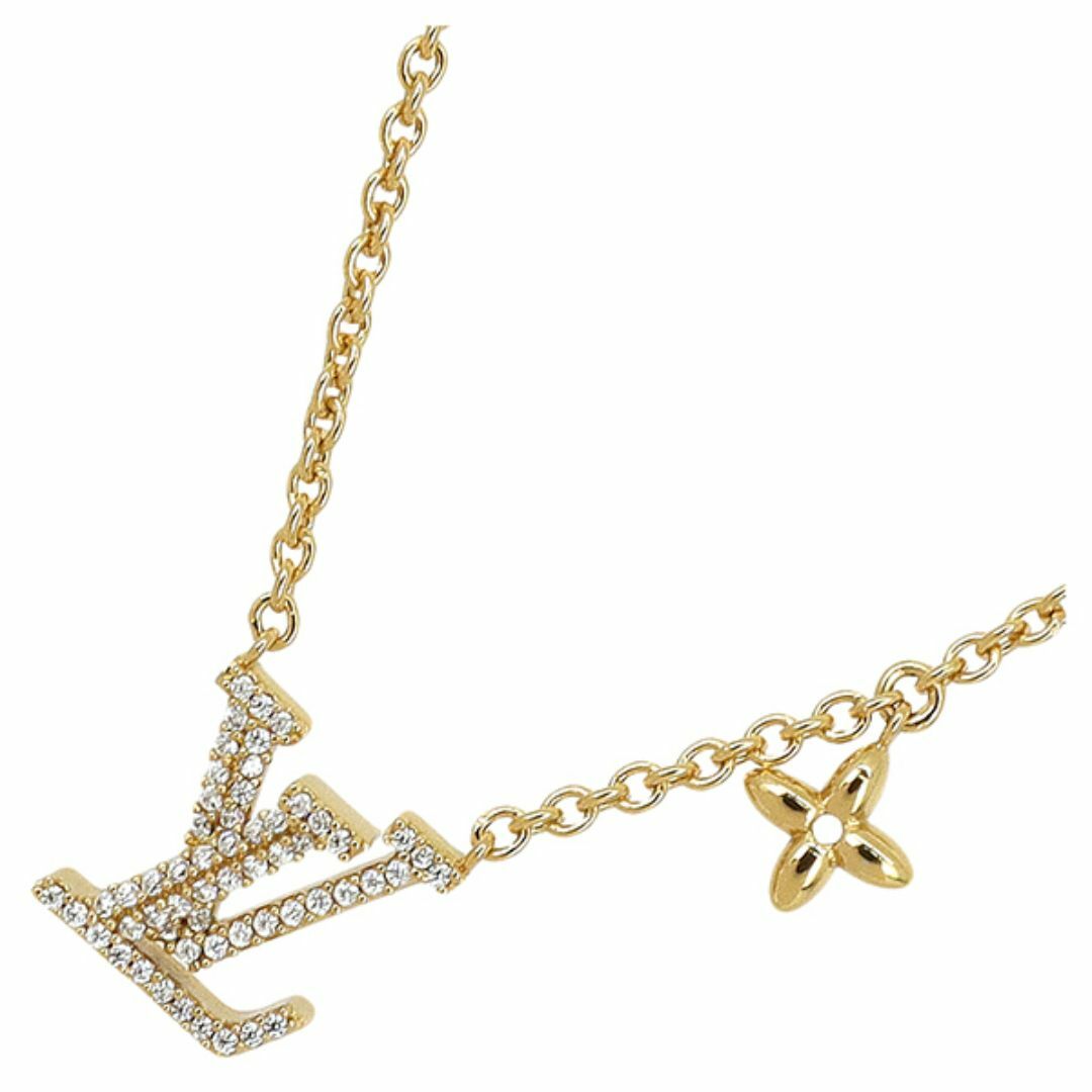 LOUIS VUITTON - ルイヴィトン ネックレス ペンダント M00596 ネックレスLVアイコニック イエローゴールド メタルGP ストラス 新品 1629