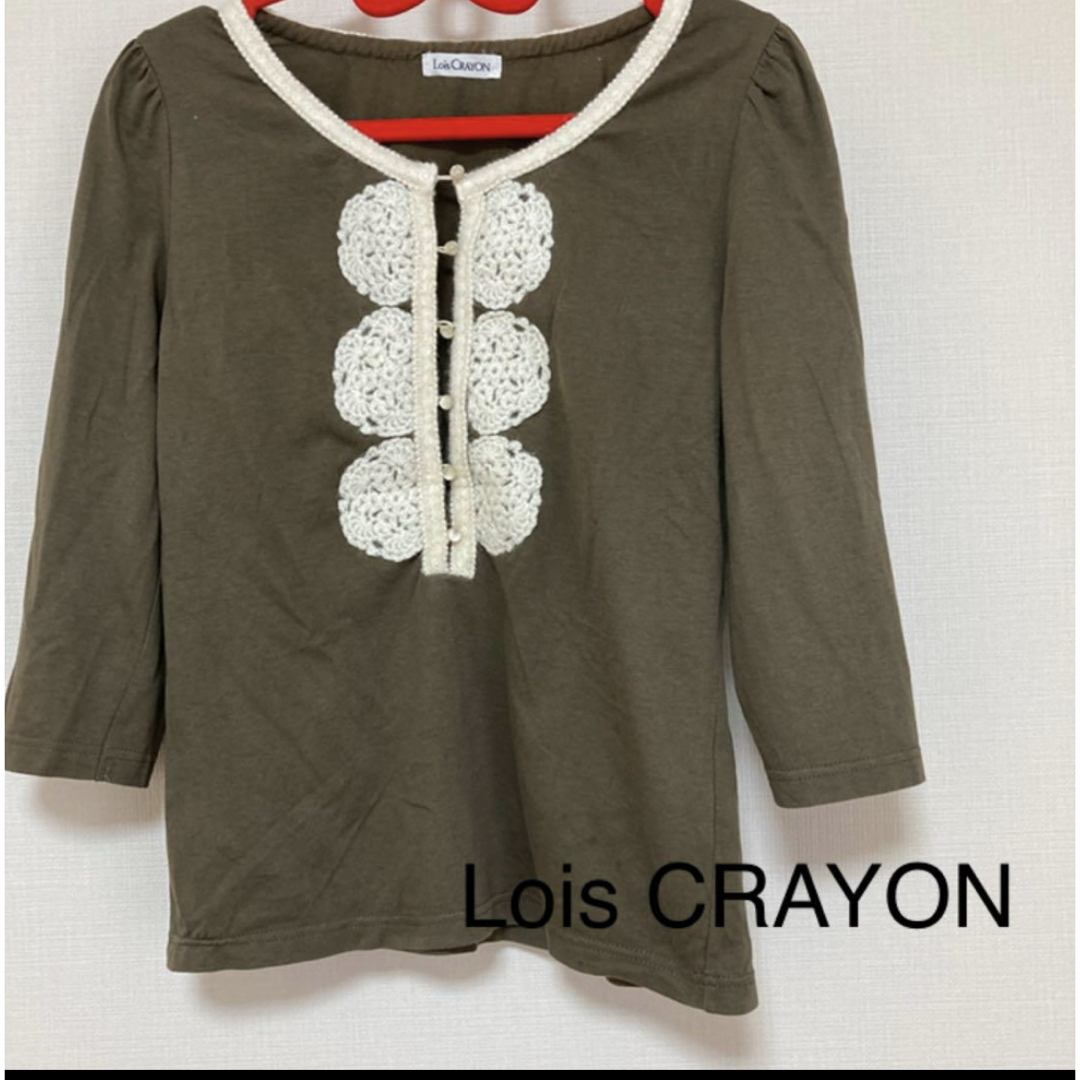 Lois CRAYON - 新品Lois CRAYONカットソー トップス ブラウス 春 Lois CRAYON - 新品Lois CRAYONカットソー トップス ブラウス 春