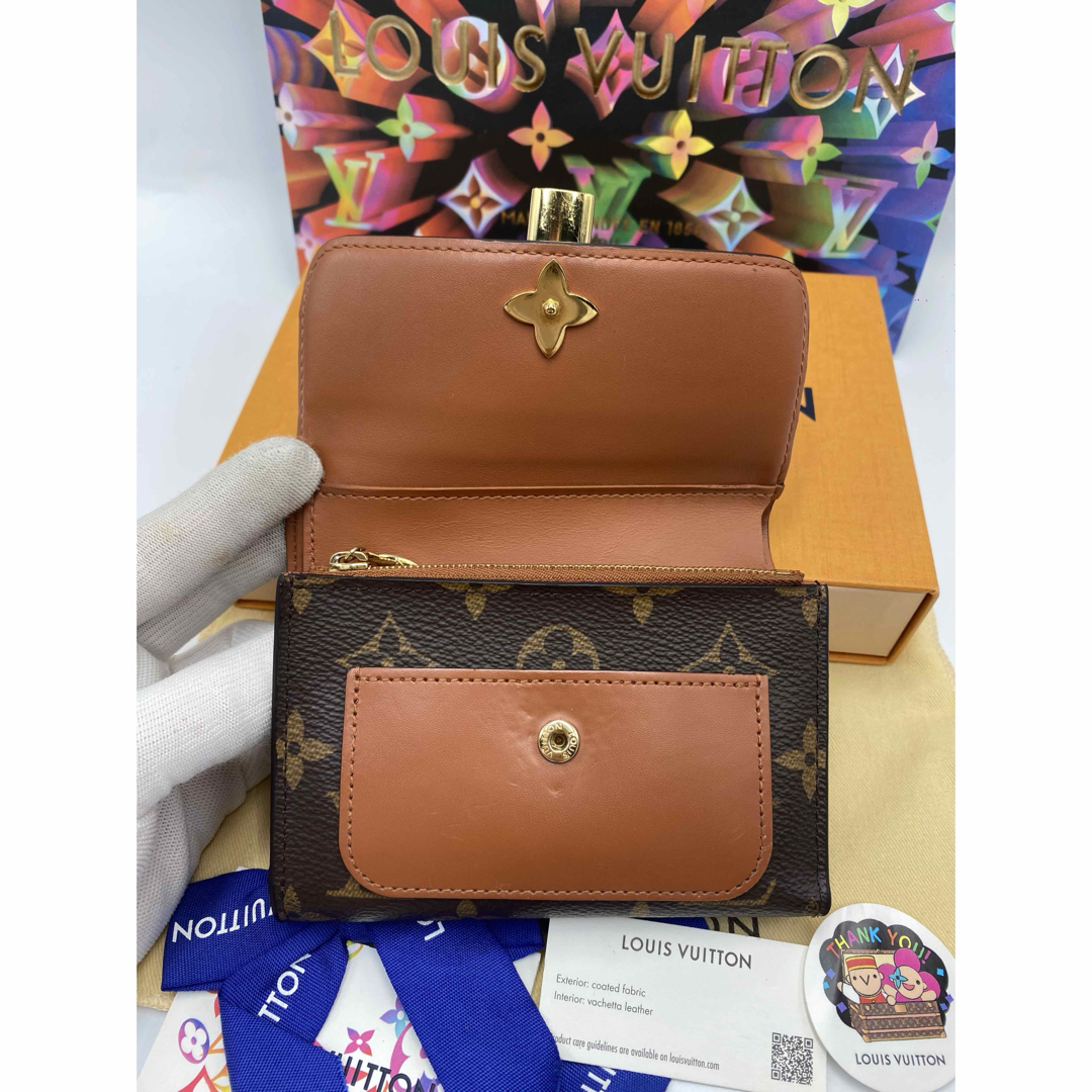 LOUIS VUITTON - 美品 ルイヴィトン ポルトフォイユフラワー LOUIS VUITTON - 美品 ルイヴィトン ポルトフォイユフラワー