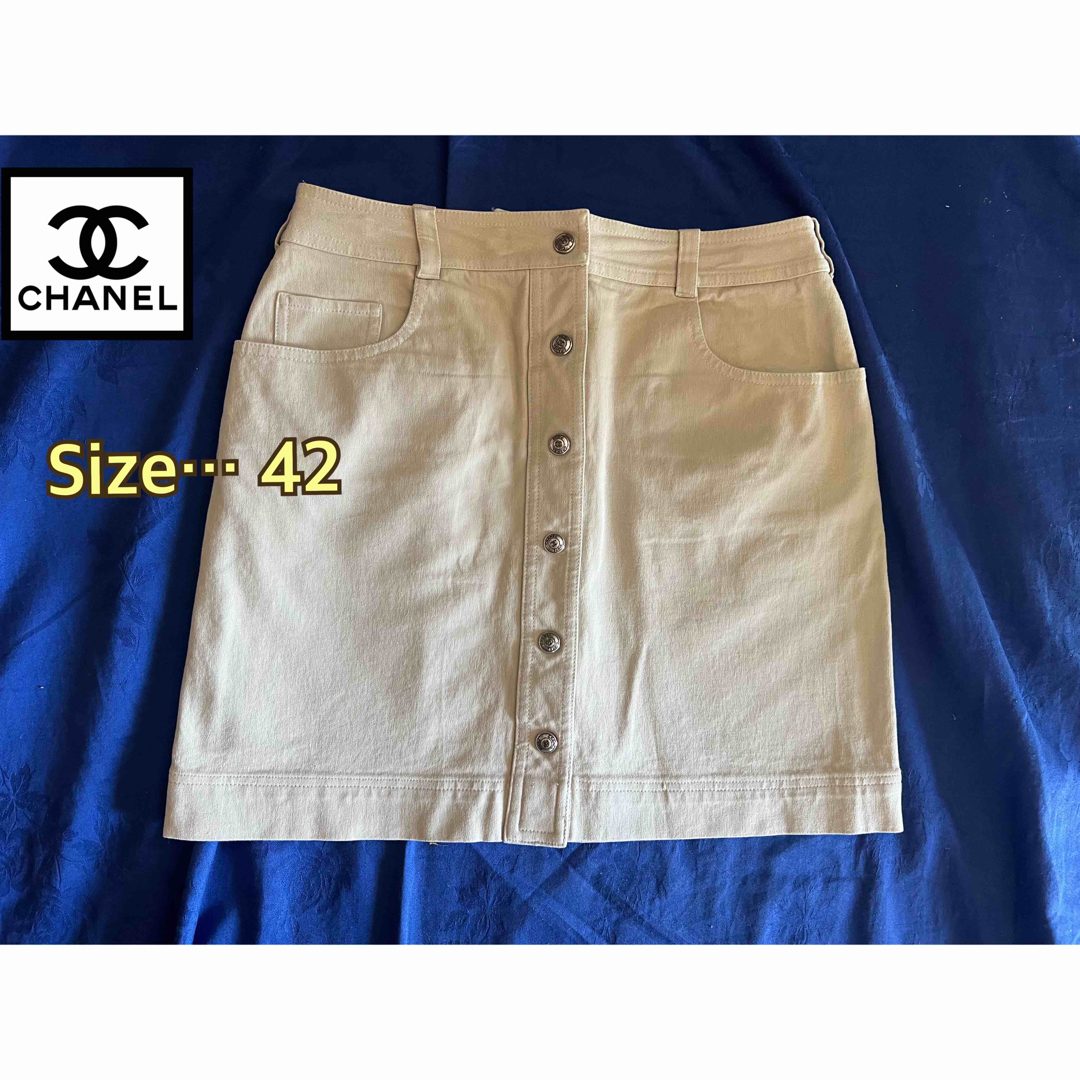 CHANEL - CHANEL シャネル デニムスカート 42の通販 by パル CHANEL - CHANEL シャネル デニムスカート 42の通販 by パル
