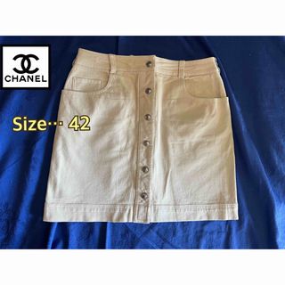 CHANEL - CHANEL シャネル デニムスカート 42の通販 by パル CHANEL - CHANEL シャネル デニムスカート 42の通販 by パル