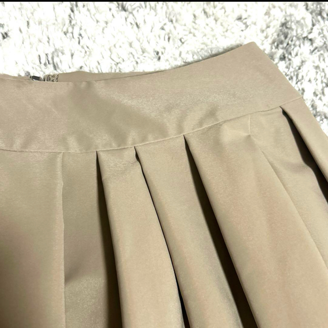 M'S GRACY - 未使用に近い M'S GRACY フレア スカート ベージュ M'S GRACY - 未使用に近い M'S GRACY フレア スカート ベージュ
