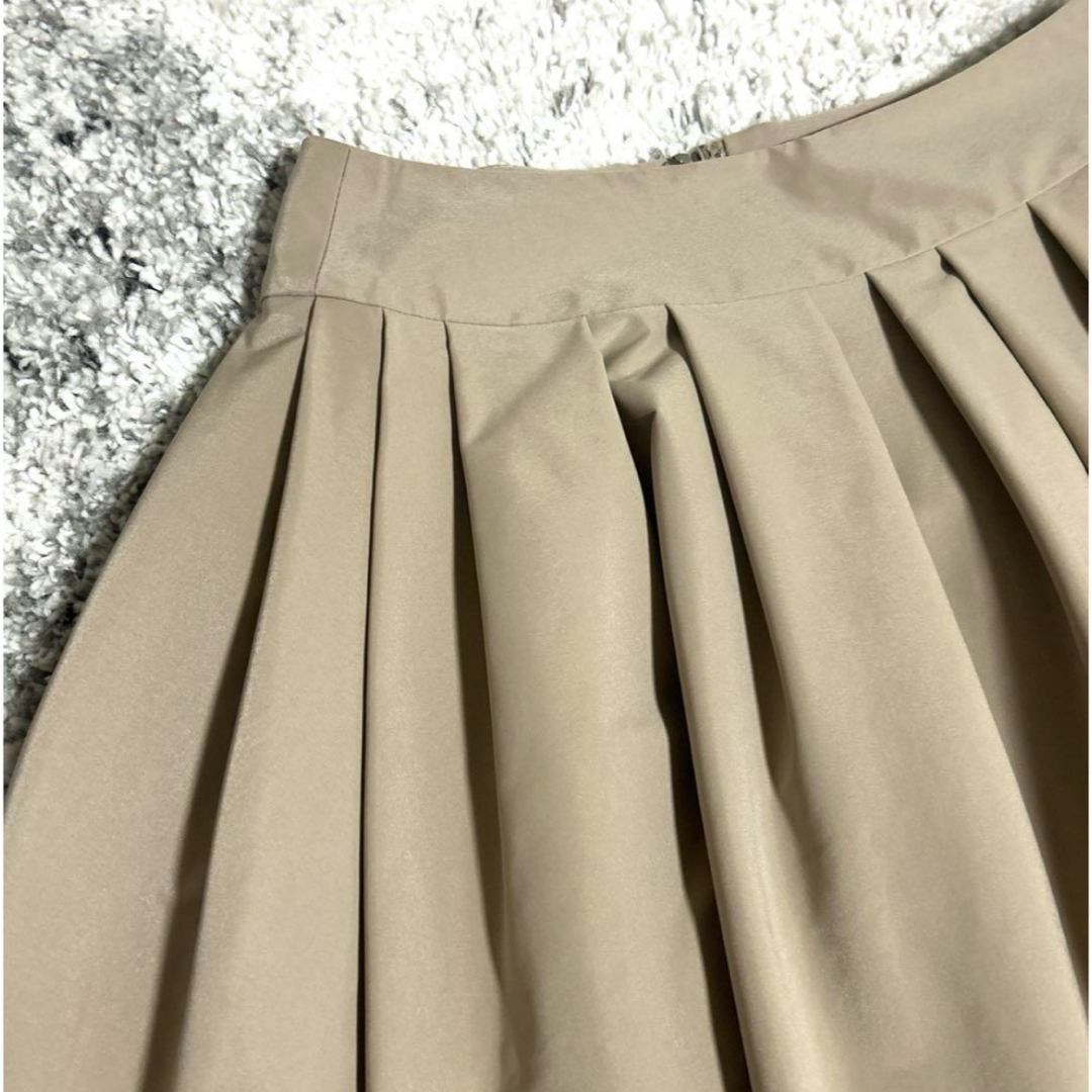M'S GRACY - 未使用に近い M'S GRACY フレア スカート ベージュ M'S GRACY - 未使用に近い M'S GRACY フレア スカート ベージュ