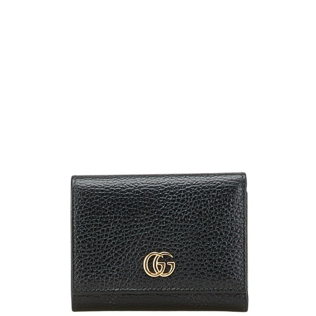 GUCCI - グッチ GGマーモント ダブルG 三つ折り財布 コンパクト GUCCI - グッチ GGマーモント ダブルG 三つ折り財布 コンパクト