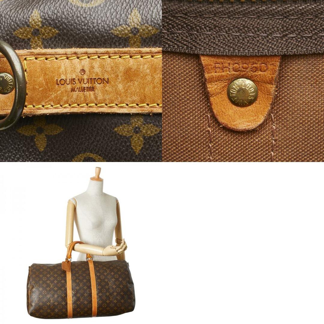 LOUIS VUITTON - ルイ ヴィトン モノグラム キーポル55 バンド LOUIS VUITTON - ルイ ヴィトン モノグラム キーポル55 バンド
