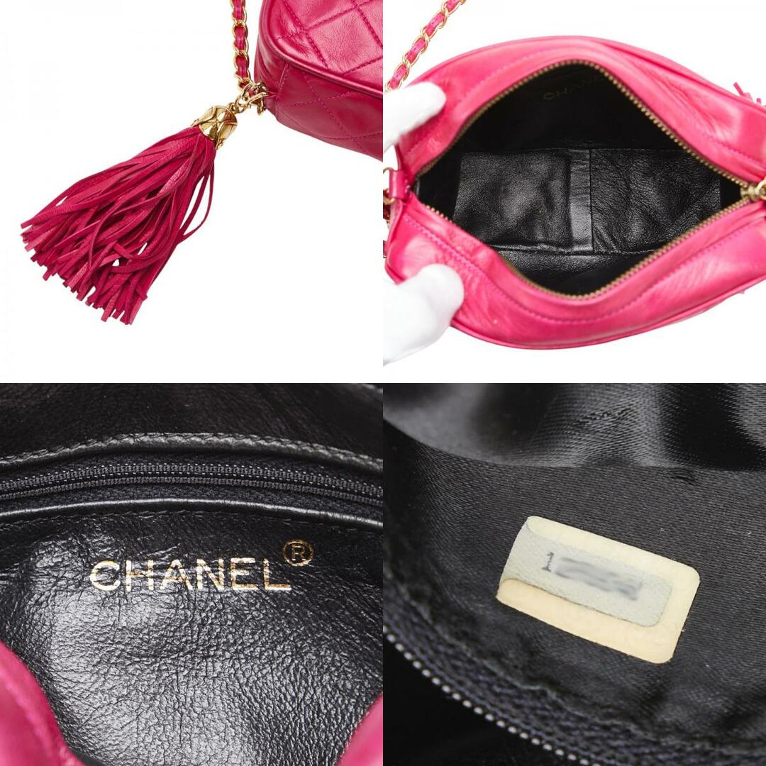 CHANEL - シャネル ココマーク マトラッセ タッセル チェーン CHANEL - シャネル ココマーク マトラッセ タッセル チェーン