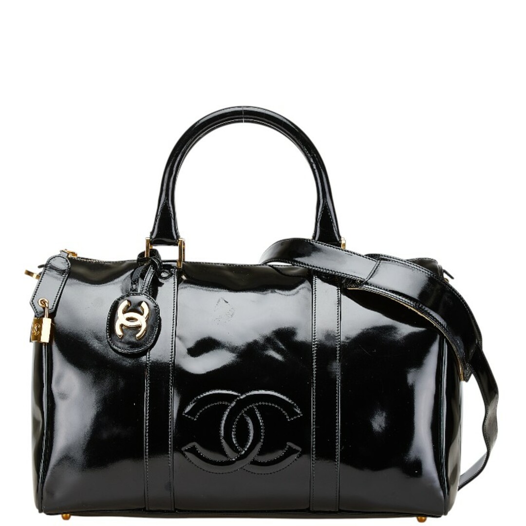 CHANEL - シャネル ココマーク ボストンバッグ ショルダーバッグ CHANEL - シャネル ココマーク ボストンバッグ ショルダーバッグ