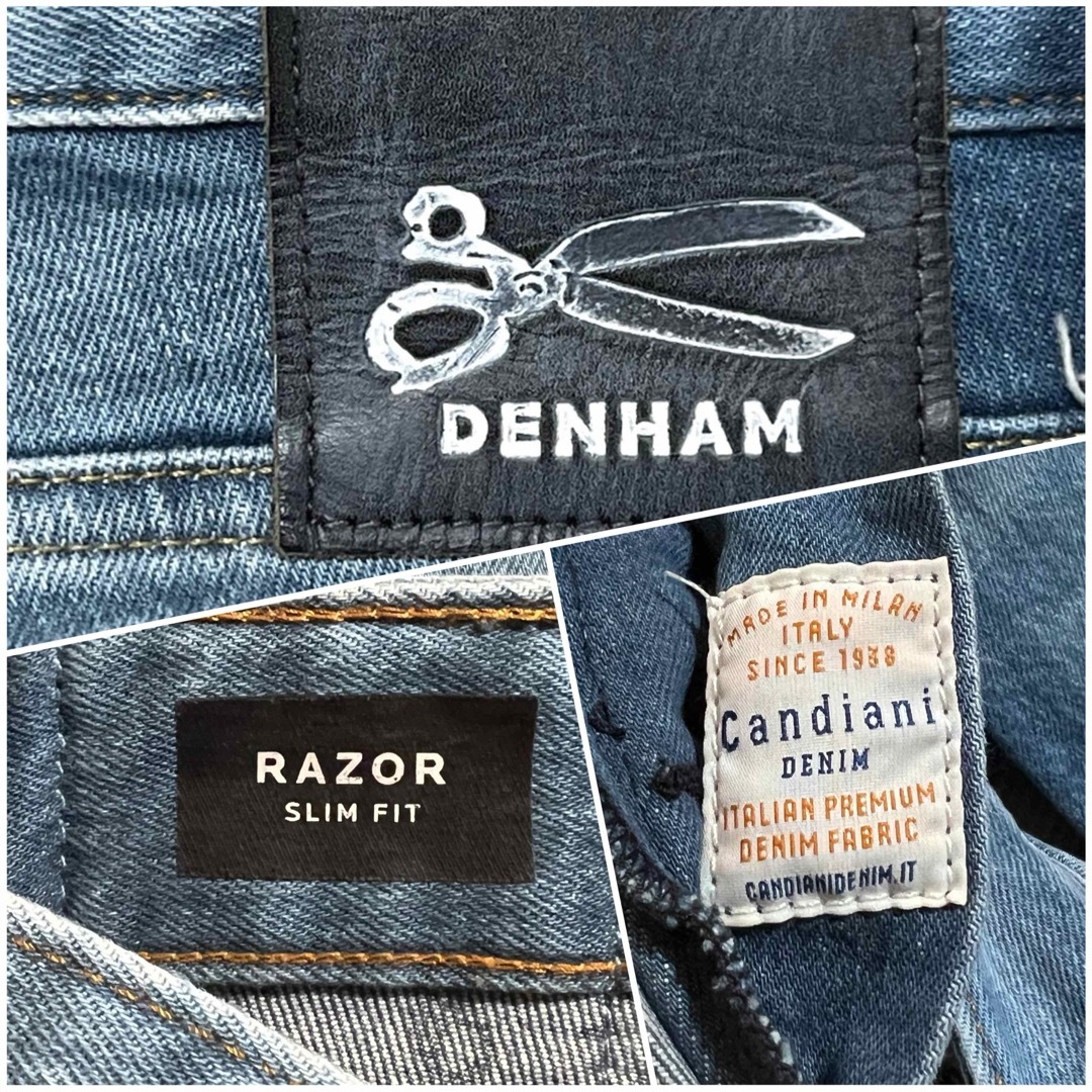 DENHAM - デンハム RAZOR Candiani SLIM FIT ストレッチ サイズ DENHAM - デンハム RAZOR Candiani SLIM FIT ストレッチ サイズ