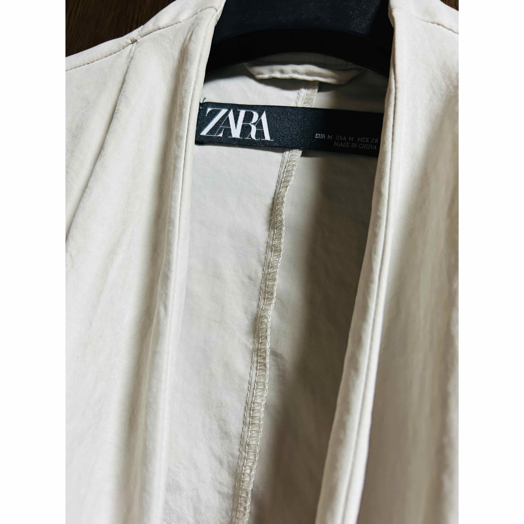 ZARA - 【サイズM】ZARA◇春夏薄手◇上質スプリングコート ZARA - 【サイズM】ZARA◇春夏薄手◇上質スプリングコート