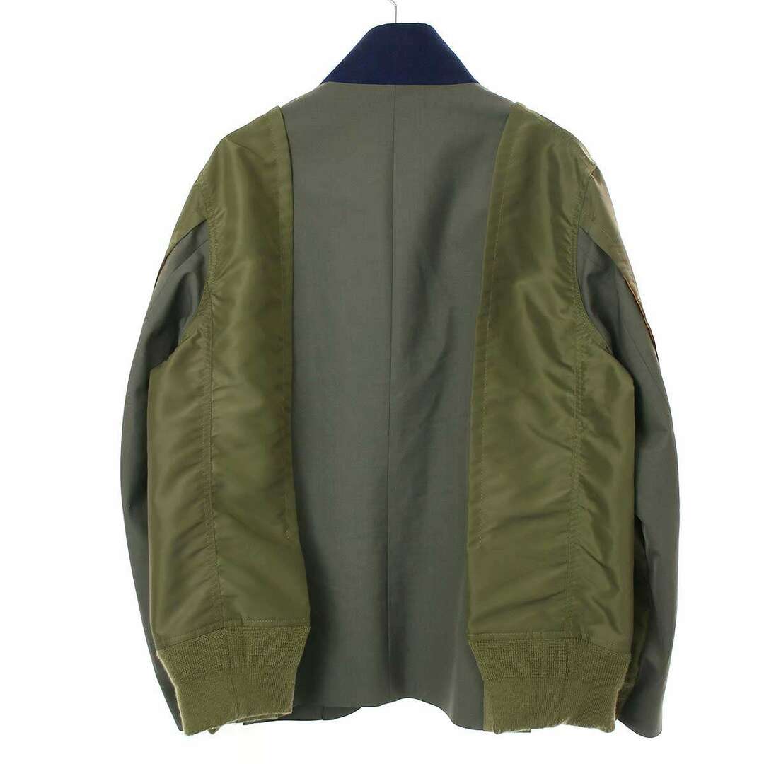 sacai - sacai サカイ 24AW Suiting x Nylon Twill Jacket スー sacai - sacai サカイ 24AW Suiting x Nylon Twill Jacket スー