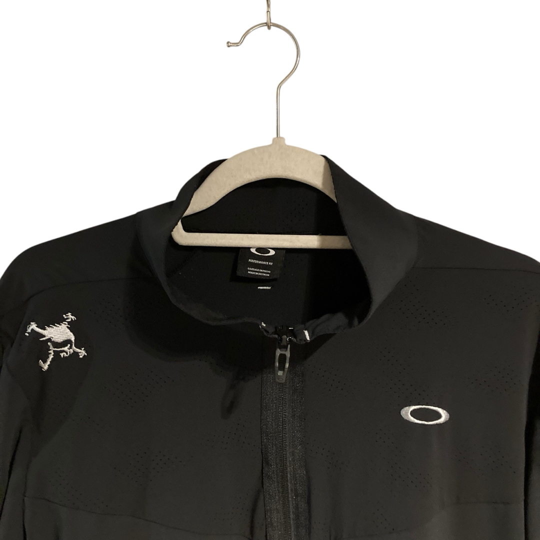 Oakley - Oakley ブラック ナイロンジャケットLの通販 by UTOPIA Oakley - Oakley ブラック ナイロンジャケットLの通販 by UTOPIA