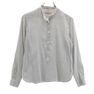 Drawer - ドゥロワー シャツ ブラウス 長袖 フリル コットン Drawer - ドゥロワー シャツ ブラウス 長袖 フリル コットン