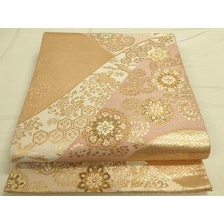 平和屋着物◎六通柄袋帯 唐織 正倉院花鳥文 金糸 引箔 正絹 逸品 平和屋着物◎六通柄袋帯 唐織 正倉院花鳥文 金糸 引箔 正絹 逸品