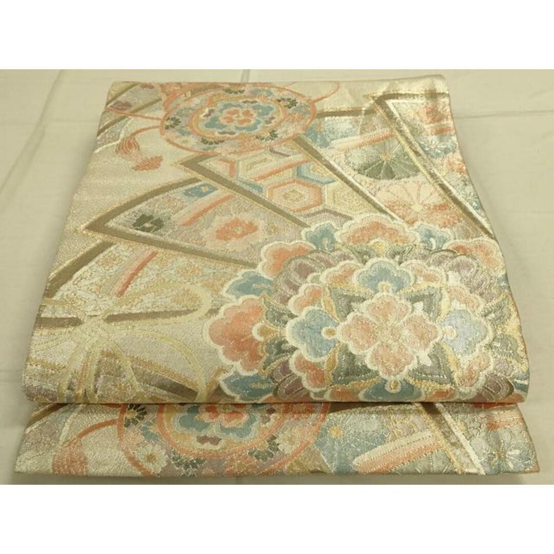 平和屋着物◎佐賀錦 六通柄袋帯 正倉院花文 鼓 金銀糸 正絹 逸品 平和屋着物◎佐賀錦 六通柄袋帯 正倉院花文 鼓 金銀糸 正絹 逸品