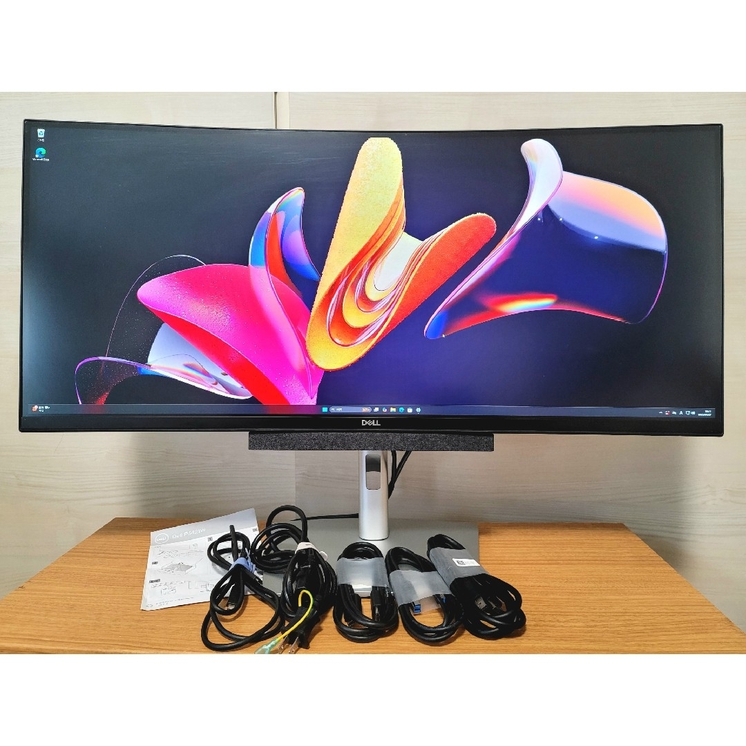 美品 Dell 34 曲面 モニター P3421W &専用サウンドバー付の通販 美品 Dell 34 曲面 モニター P3421W &専用サウンドバー付の通販