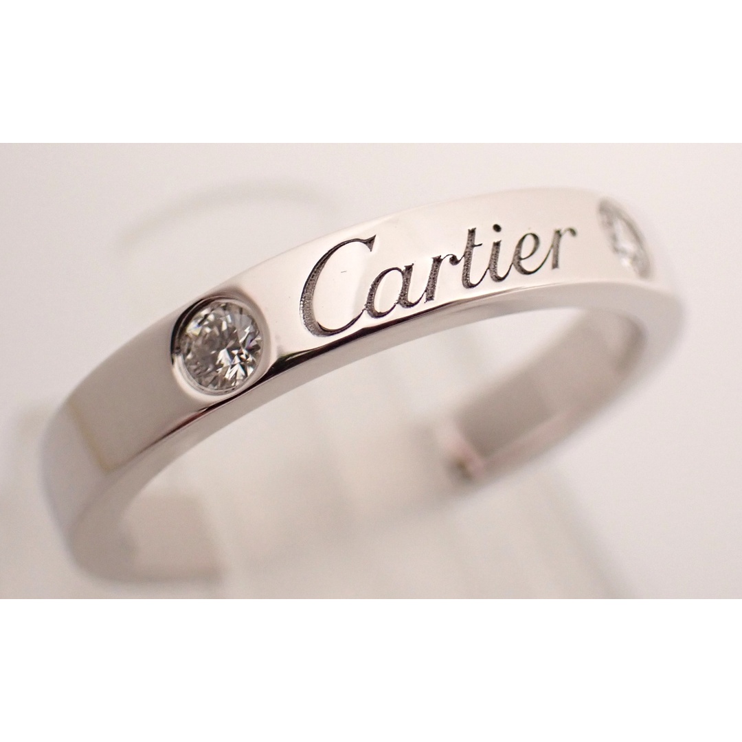 Cartier - 新品仕上げ済 Cartier(カルティエ) 2Pダイヤリング Cartier - 新品仕上げ済 Cartier(カルティエ) 2Pダイヤリング