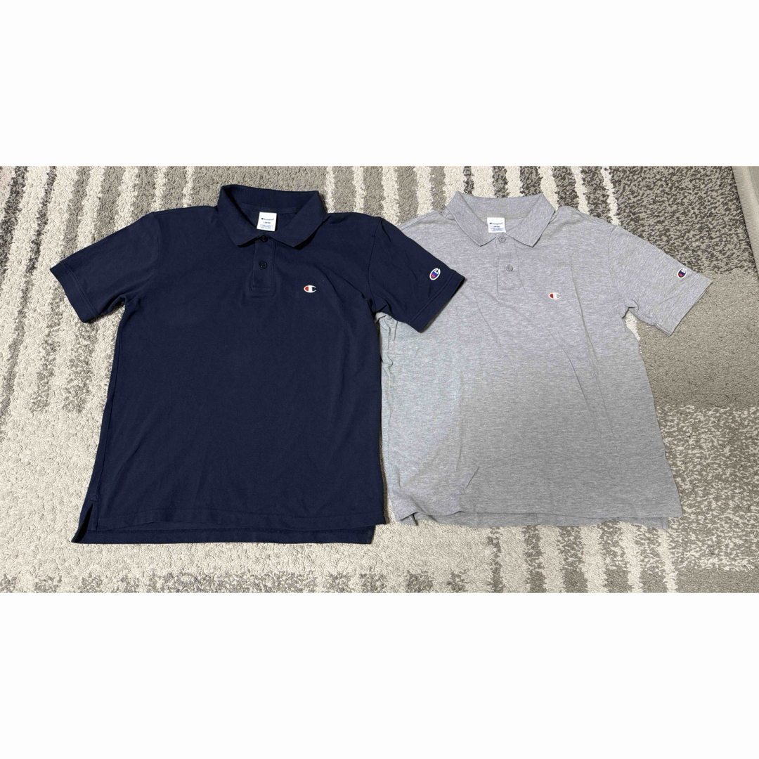 Champion - ⭐︎Champion ポロシャツ 2枚セット L ネイビー Champion - ⭐︎Champion ポロシャツ 2枚セット L ネイビー