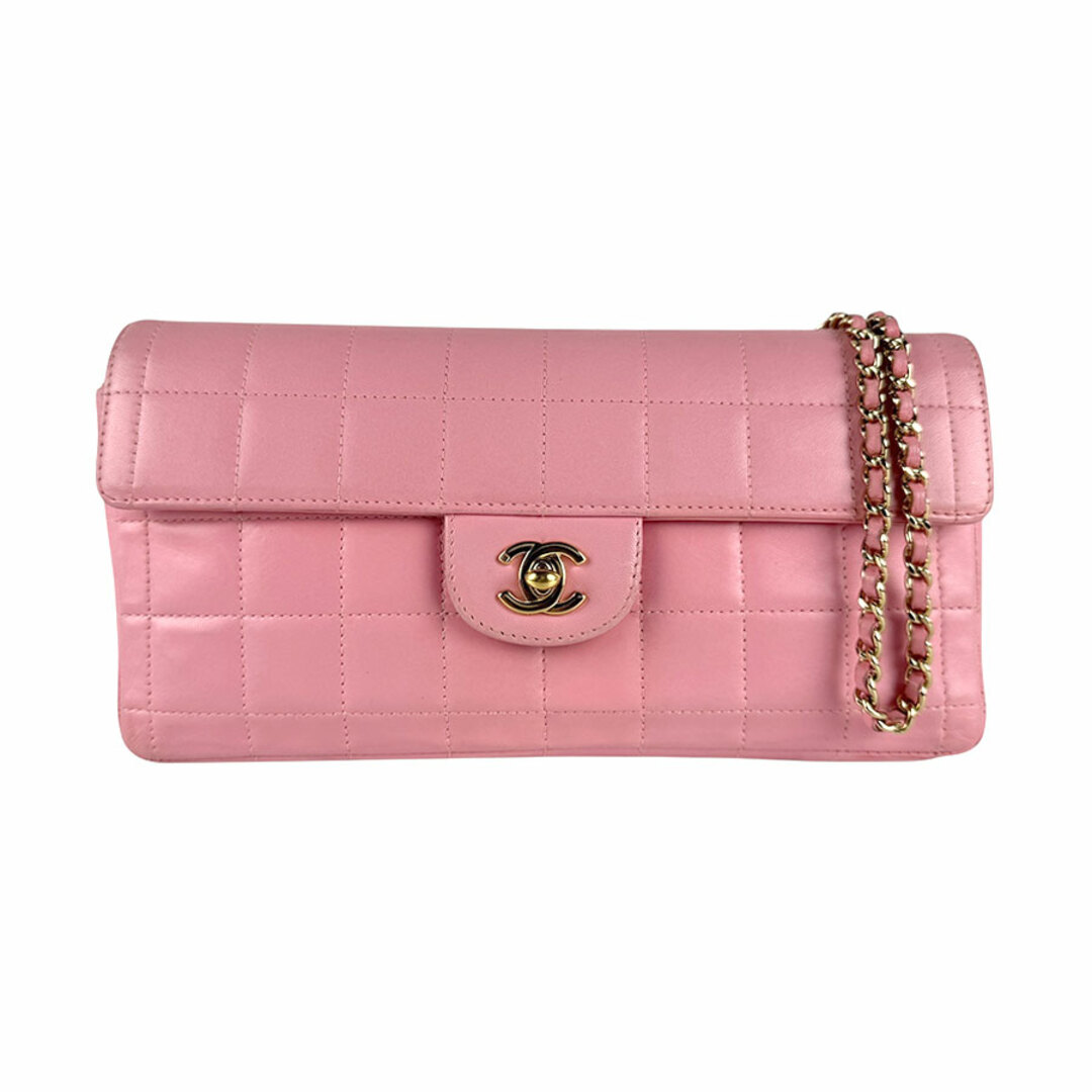 CHANEL - シャネル CHANEL ショルダーバッグ チョコバー レザー CHANEL - シャネル CHANEL ショルダーバッグ チョコバー レザー
