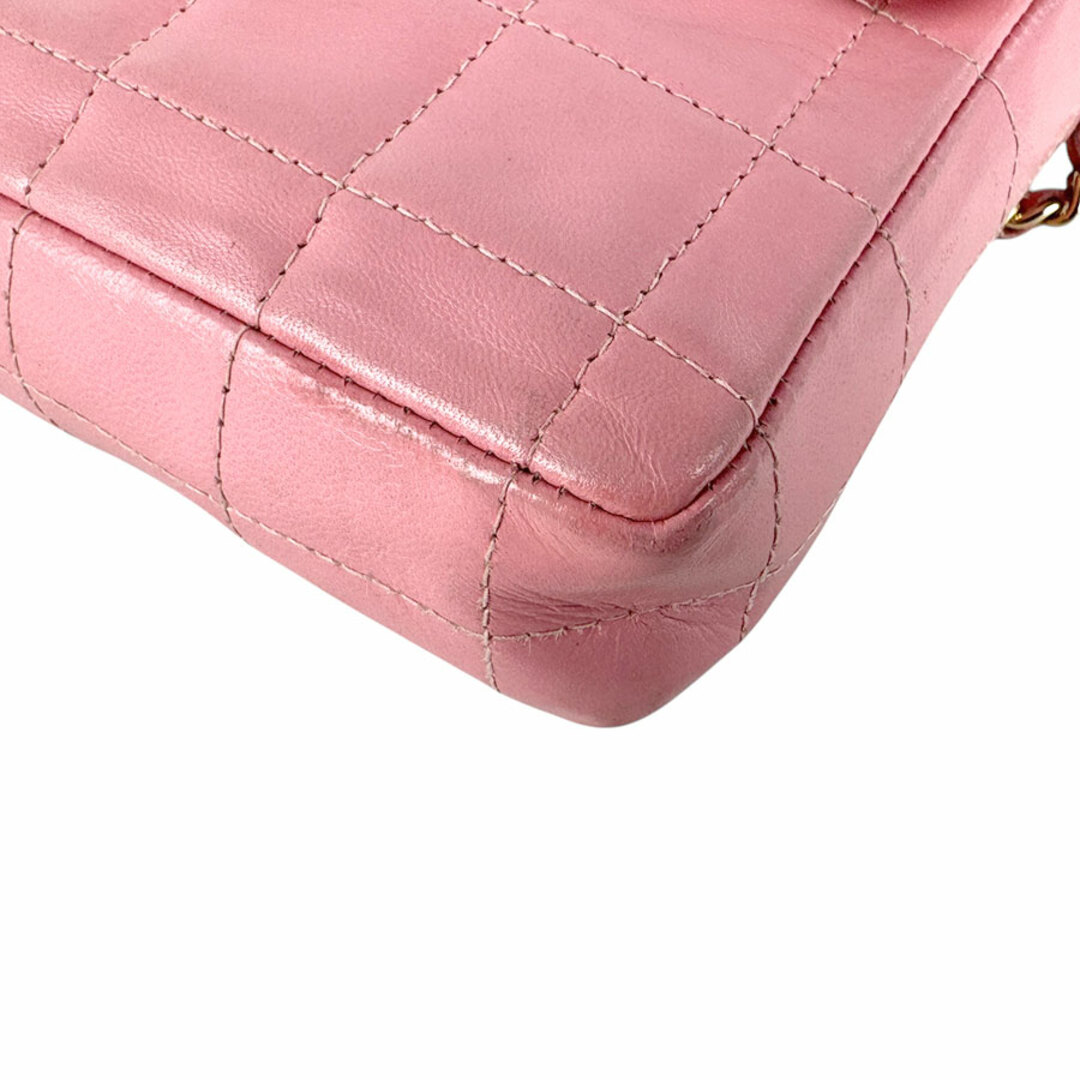 CHANEL - シャネル CHANEL ショルダーバッグ チョコバー レザー CHANEL - シャネル CHANEL ショルダーバッグ チョコバー レザー