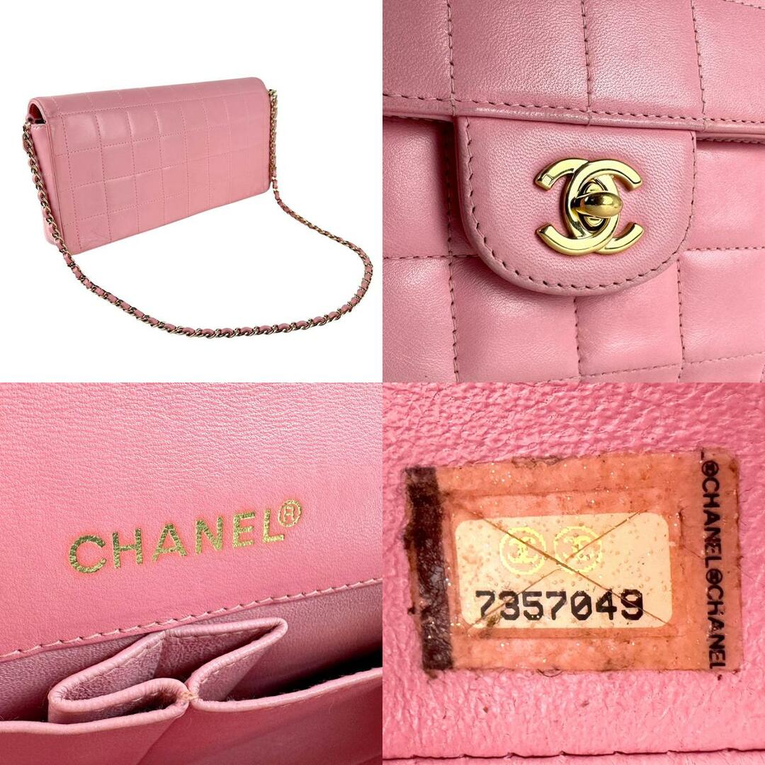 CHANEL - シャネル CHANEL ショルダーバッグ チョコバー レザー CHANEL - シャネル CHANEL ショルダーバッグ チョコバー レザー
