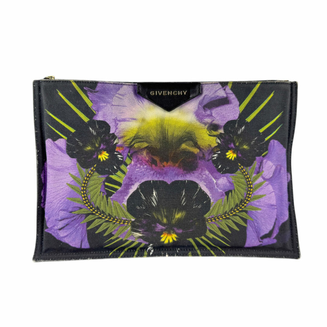 GIVENCHY - ジバンシィ GIVENCHY クラッチバッグ キャンバス GIVENCHY - ジバンシィ GIVENCHY クラッチバッグ キャンバス