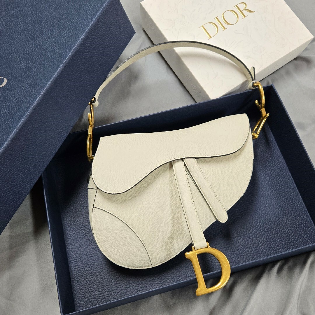 Christian Dior - 【未使用ランク】ディオール サドルバッグ Christian Dior - 【未使用ランク】ディオール サドルバッグ
