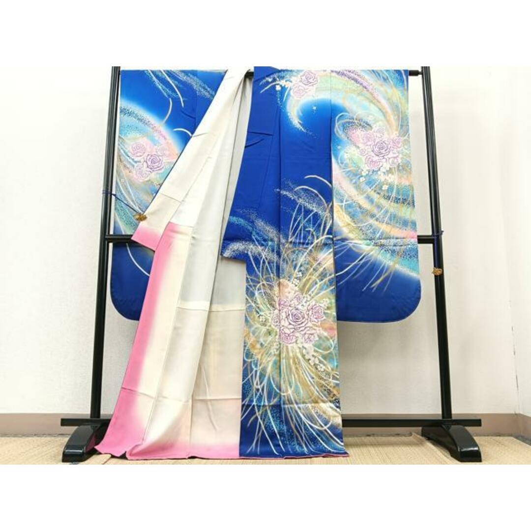 平和屋着物□写真家・秋山庄太郎 振袖 刺繍 薔薇 ブーケ 暈し 平和屋着物□写真家・秋山庄太郎 振袖 刺繍 薔薇 ブーケ 暈し