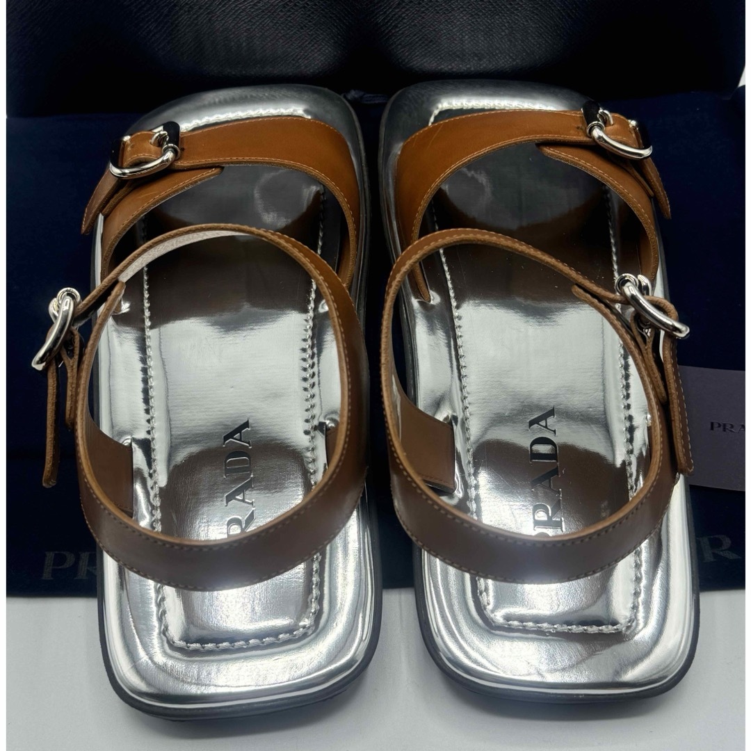 PRADA - 出品 PRADA プラダ サンダル レザー ストラップ 9 PRADA - 出品 PRADA プラダ サンダル レザー ストラップ 9