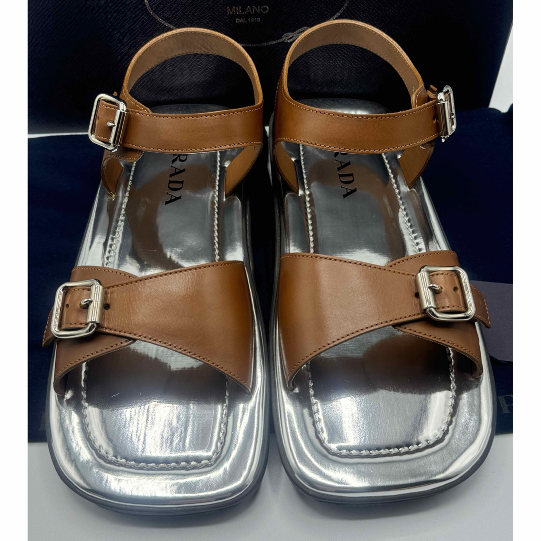 PRADA - 出品 PRADA プラダ サンダル レザー ストラップ 9 PRADA - 出品 PRADA プラダ サンダル レザー ストラップ 9