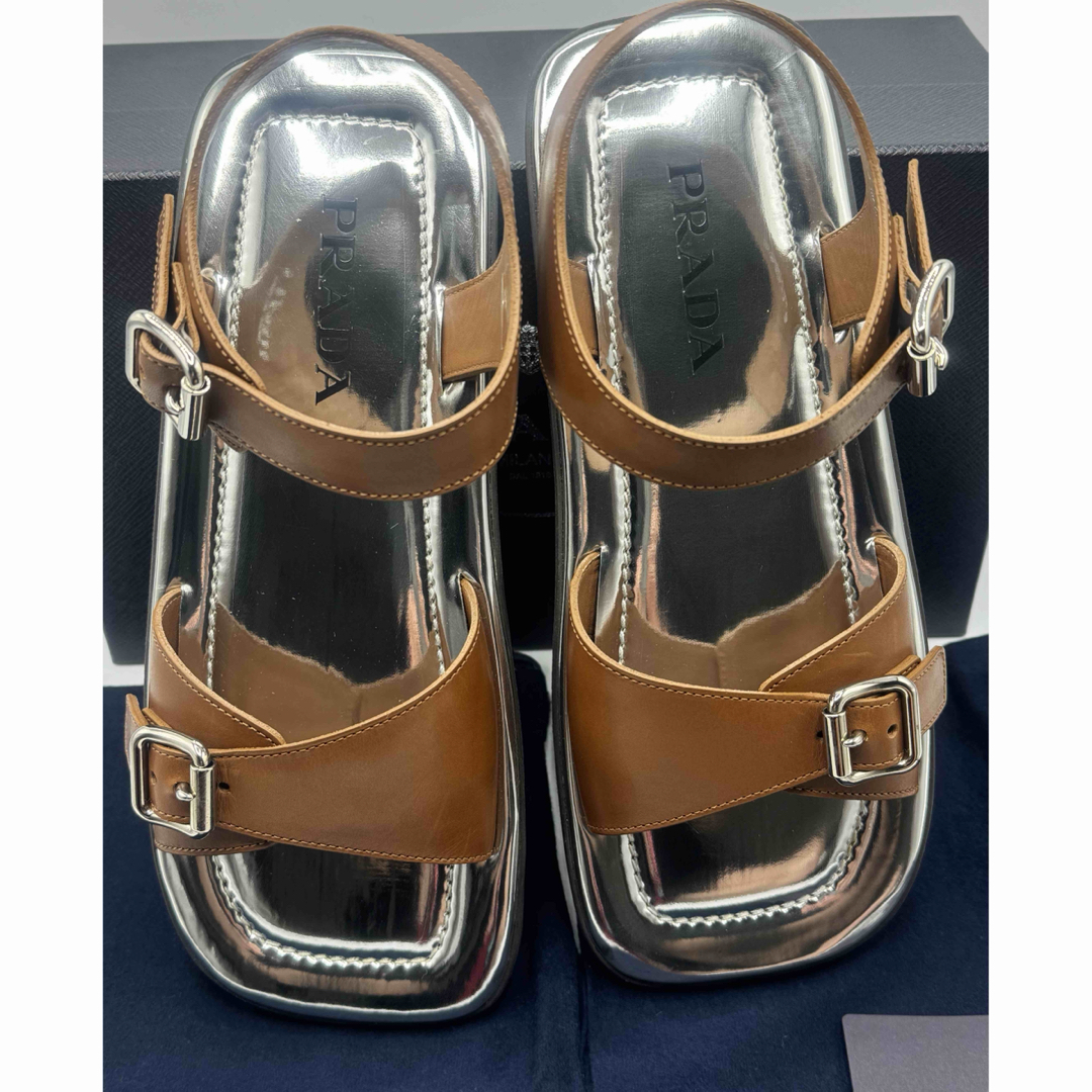 PRADA - 出品 PRADA プラダ サンダル レザー ストラップ 9 PRADA - 出品 PRADA プラダ サンダル レザー ストラップ 9
