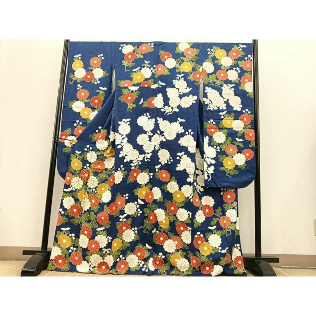 平和屋着物□豪華振袖 駒刺繍 菊 金彩 正絹 逸品 BAAR0826hvの 平和屋着物□豪華振袖 駒刺繍 菊 金彩 正絹 逸品 BAAR0826hvの