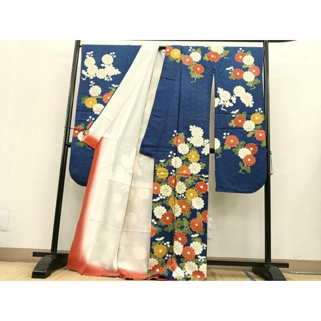 平和屋着物□豪華振袖 駒刺繍 菊 金彩 正絹 逸品 BAAR0826hvの 平和屋着物□豪華振袖 駒刺繍 菊 金彩 正絹 逸品 BAAR0826hvの