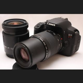 Canon - ショット極少!!キャノン Canon EOS Kiss X7i Wレンズ Canon - ショット極少!!キャノン Canon EOS Kiss X7i Wレンズ