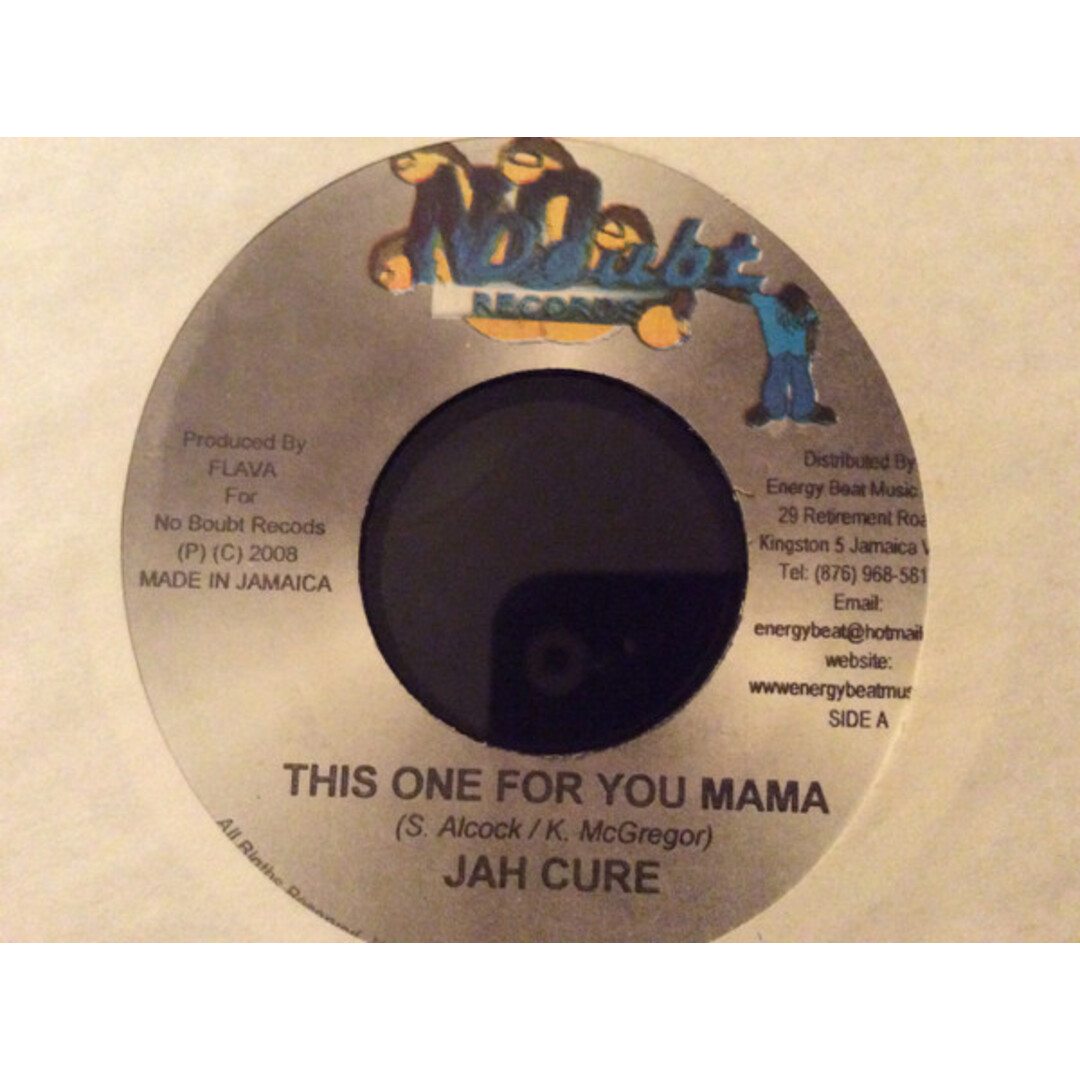 ジャマイカ7" Jah Cure / Prophecy This One For You Mama / Crisis NONE No Doubt Records (2) /00080 エンタメ/ホビーのエンタメ その他(その他)の商品写真