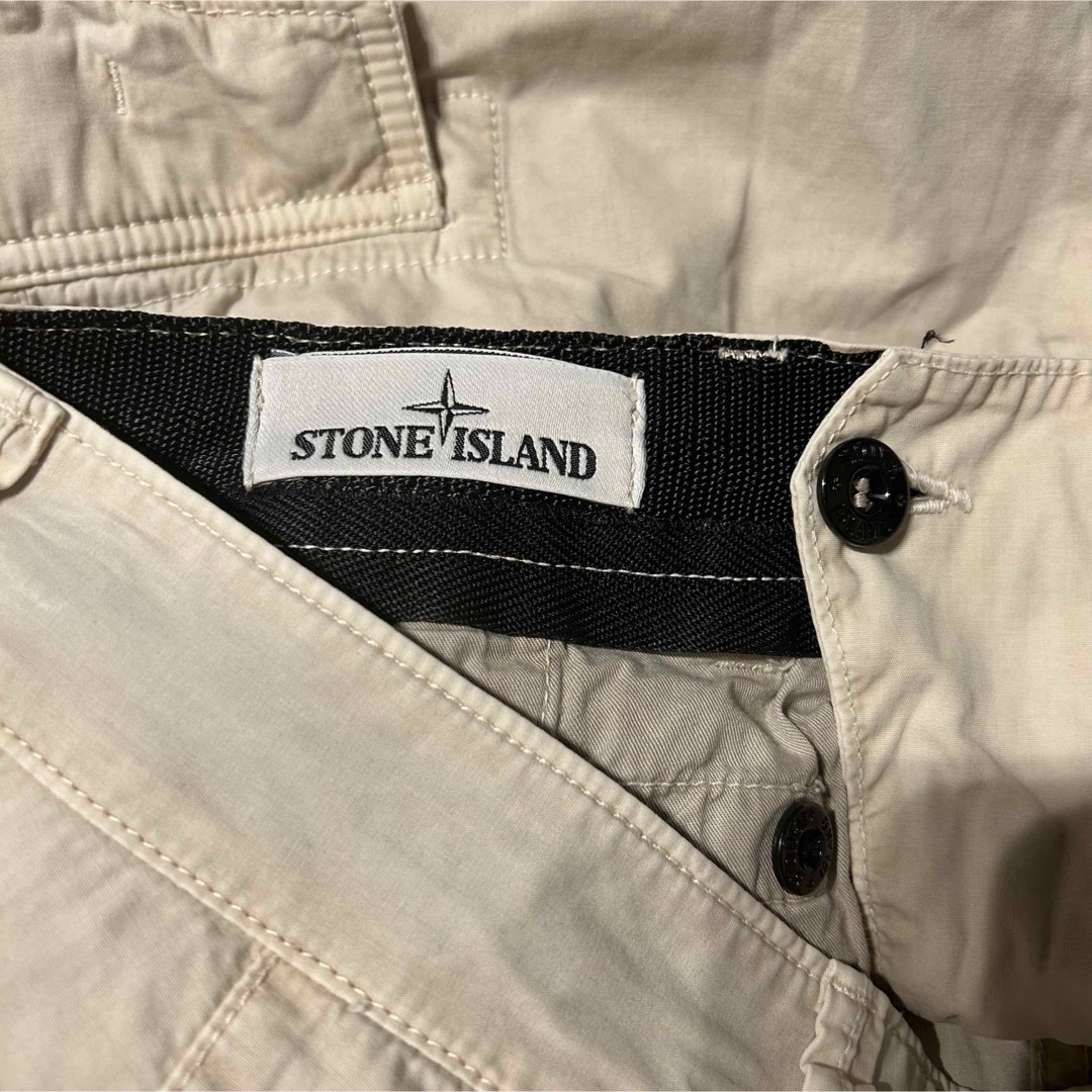 STONE ISLAND - STONE ISLAND ハーフカーゴパンツ ストーン STONE ISLAND - STONE ISLAND ハーフカーゴパンツ ストーン