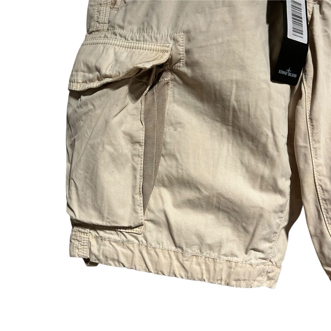 STONE ISLAND - STONE ISLAND ハーフカーゴパンツ ストーン STONE ISLAND - STONE ISLAND ハーフカーゴパンツ ストーン