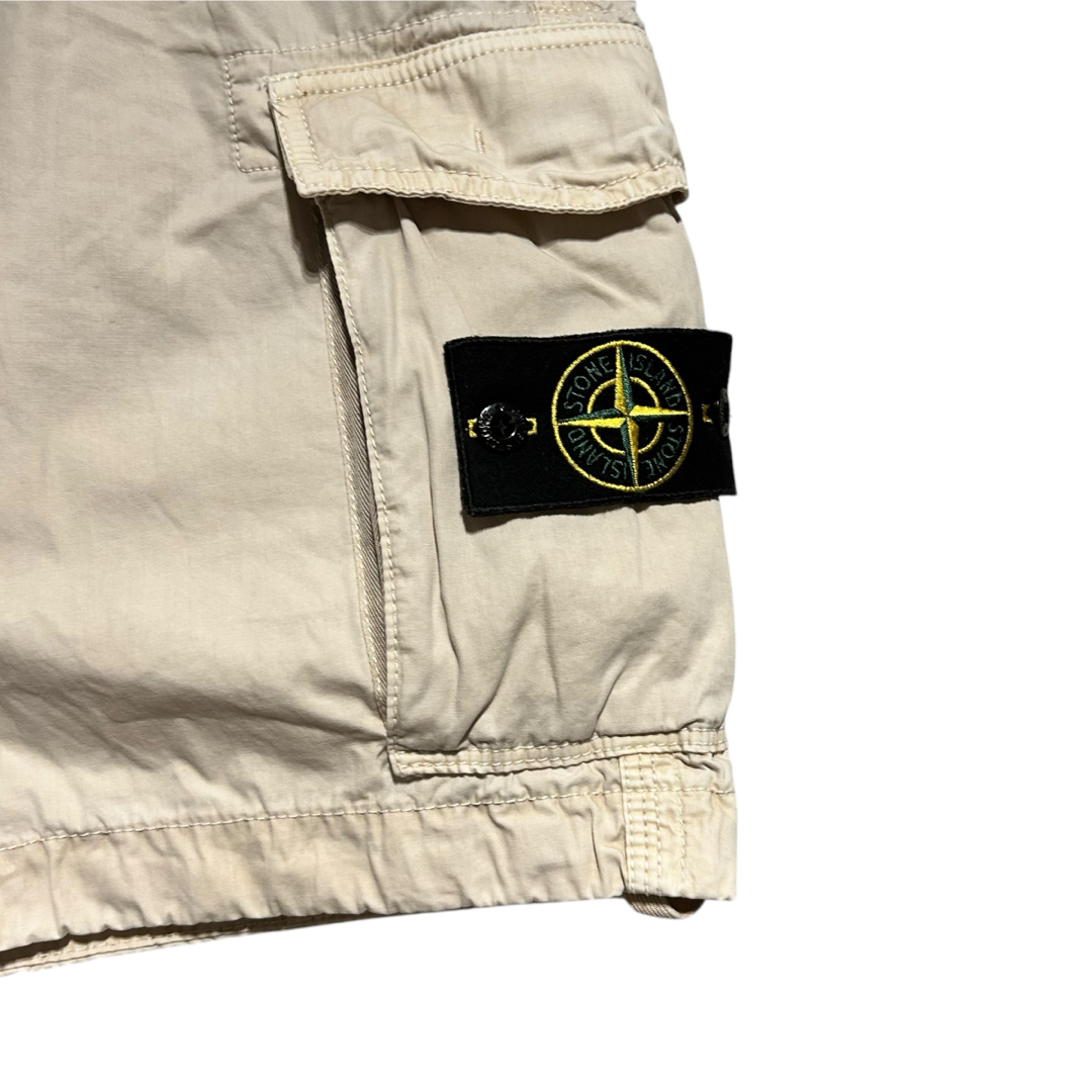 STONE ISLAND - STONE ISLAND ハーフカーゴパンツ ストーン STONE ISLAND - STONE ISLAND ハーフカーゴパンツ ストーン