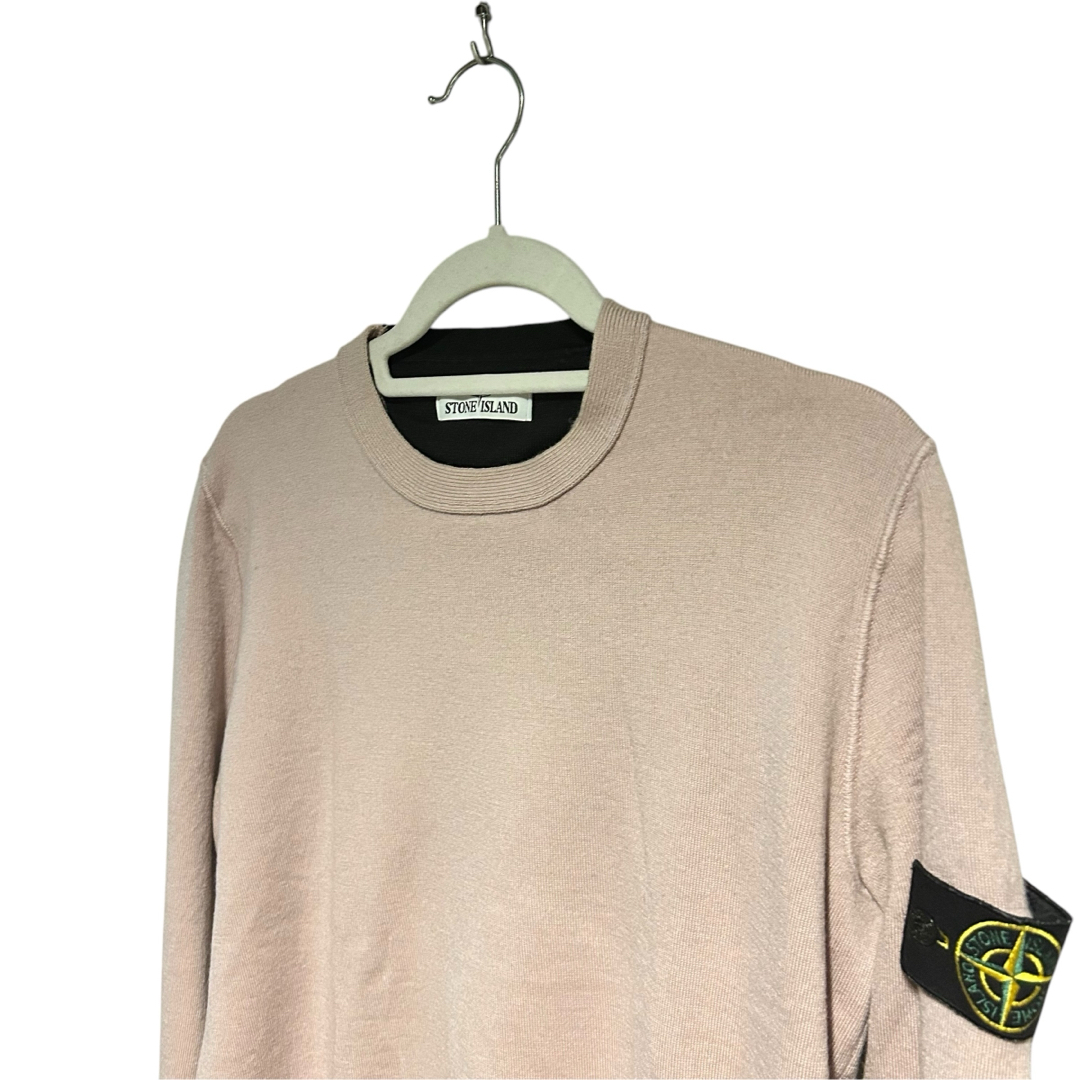 STONE ISLAND - STONE ISLAND ハイゲージニット セーター ピンク STONE ISLAND - STONE ISLAND ハイゲージニット セーター ピンク