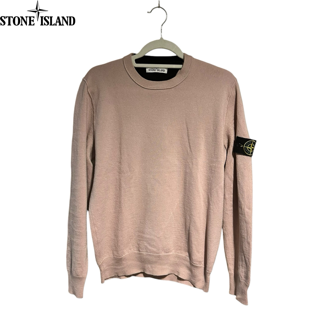 STONE ISLAND - STONE ISLAND ハイゲージニット セーター ピンク STONE ISLAND - STONE ISLAND ハイゲージニット セーター ピンク