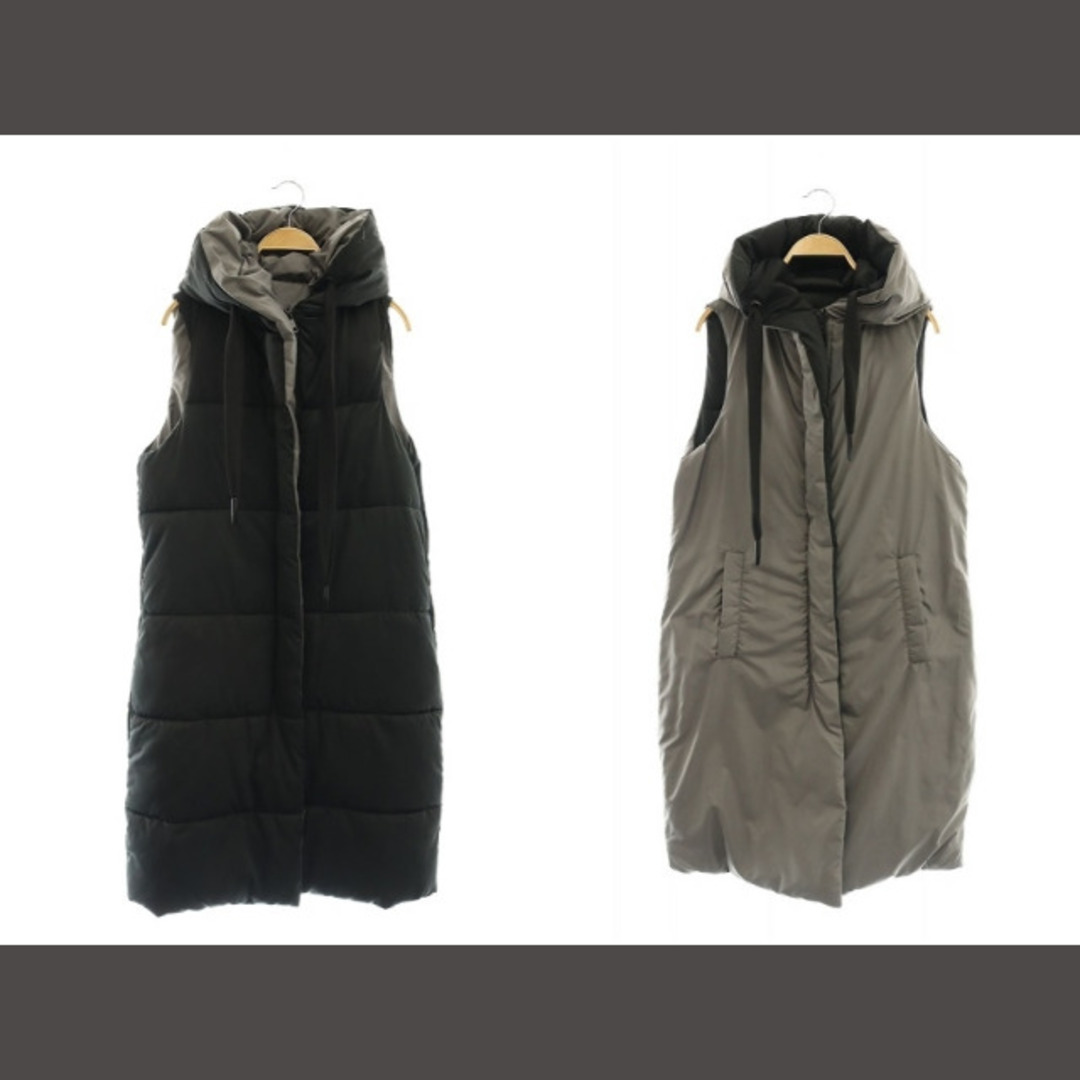 ZARA - ザラ ZARA 中綿 リバーシブル ロングベストコート ZARA - ザラ ZARA 中綿 リバーシブル ロングベストコート
