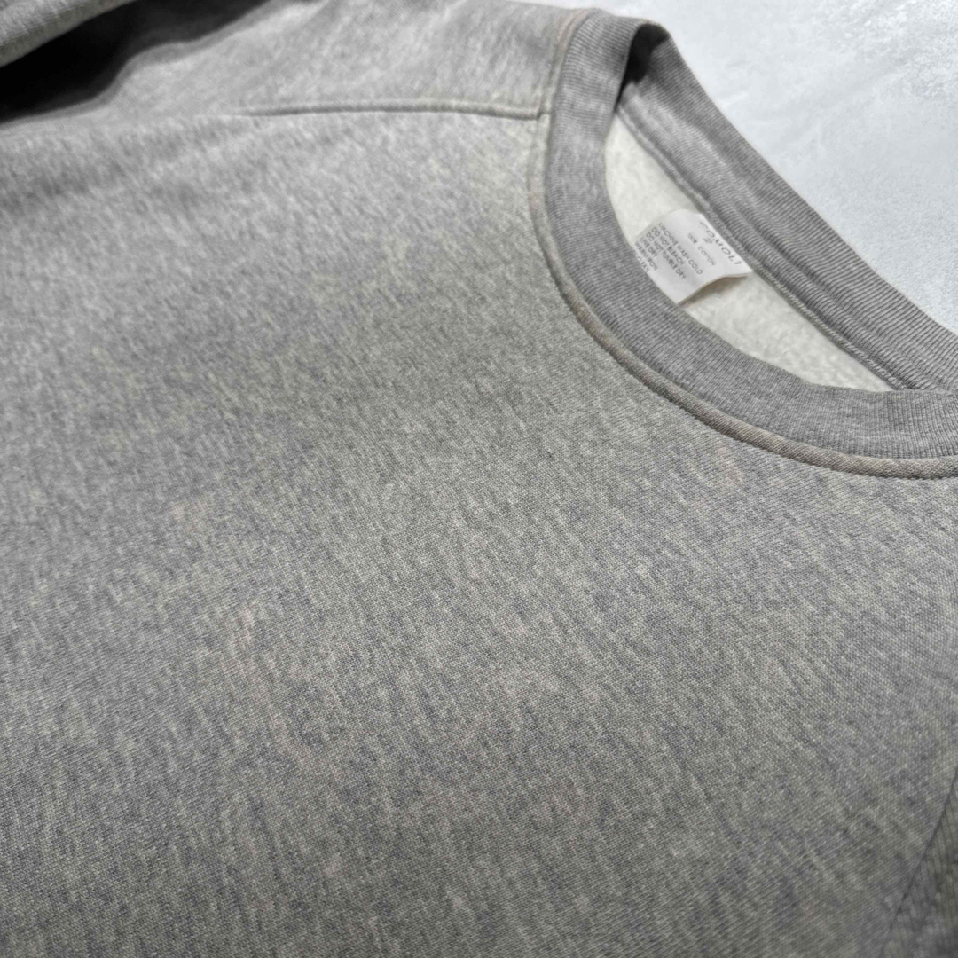 COMOLI - COMOLI コットン吊裏毛クルーネック heather gray 2の COMOLI - COMOLI コットン吊裏毛クルーネック heather gray 2の