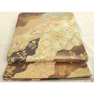 平和屋着物◎佐賀錦 両面六通柄袋帯 道長正倉院花鳥文 金銀糸 平和屋着物◎佐賀錦 両面六通柄袋帯 道長正倉院花鳥文 金銀糸