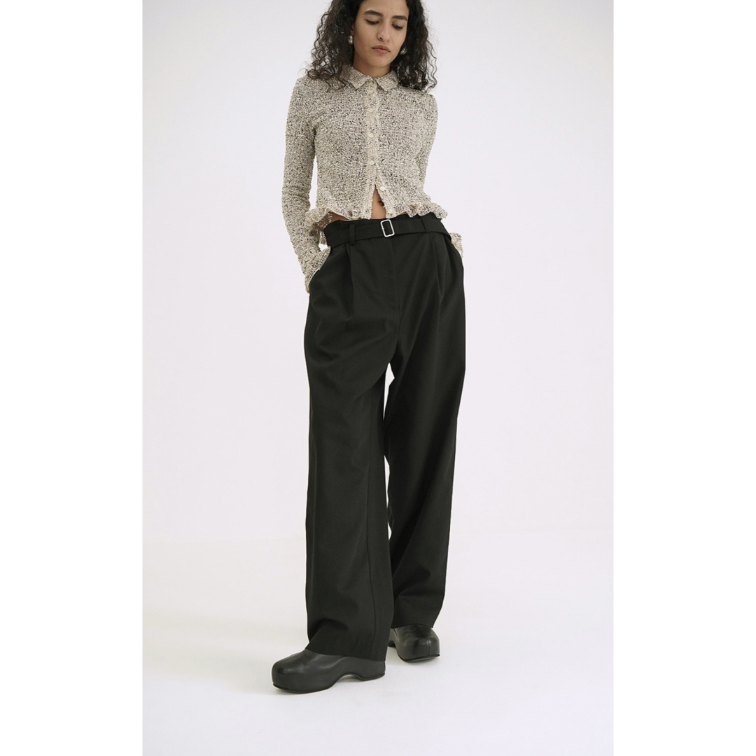 CLANE - 未使用品 CLANE WAIST BELT DAD PANTS サイズ1 黒の通販 CLANE - 未使用品 CLANE WAIST BELT DAD PANTS サイズ1 黒の通販
