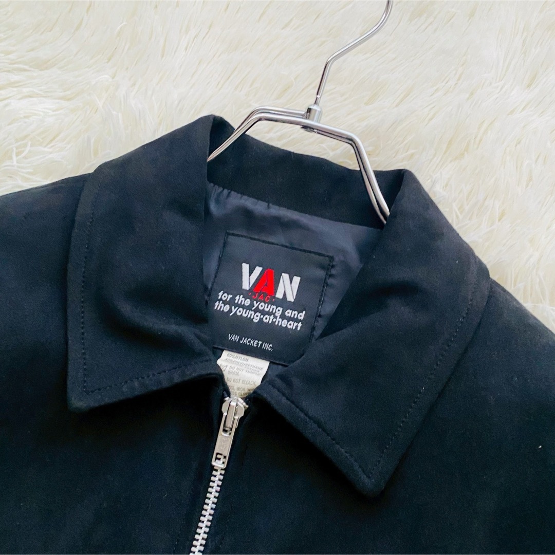 VAN Jacket - VAN JAC○極美品○希少80's 黒タグ スエード調 VAN Jacket - VAN JAC○極美品○希少80's 黒タグ スエード調
