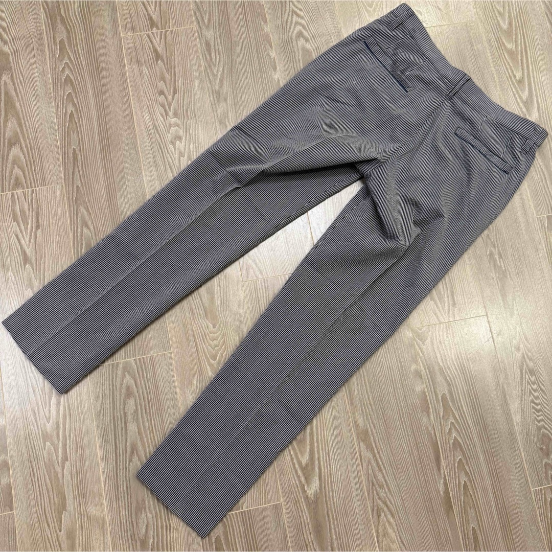 LANVIN - 美品 LANVIN/ランバン セットアップ グレー ストライプ LANVIN - 美品 LANVIN/ランバン セットアップ グレー ストライプ