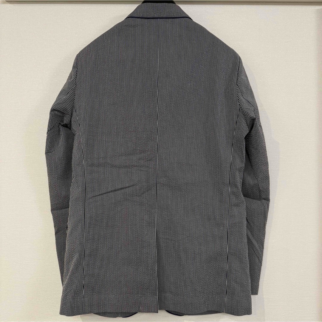 LANVIN - 美品 LANVIN/ランバン セットアップ グレー ストライプ LANVIN - 美品 LANVIN/ランバン セットアップ グレー ストライプ
